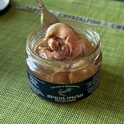 Печень трески из морож. сырья 200 г